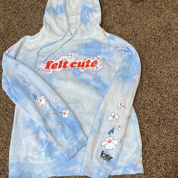 samii ryan Tops - By samii ryan “felt cute” hoodie